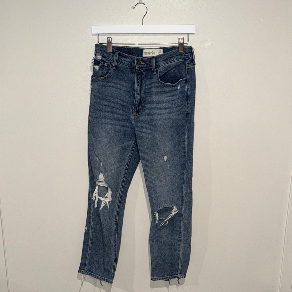 Abercrombie Distressed Mom Jeans